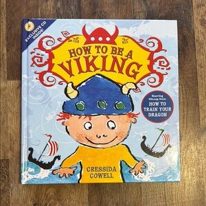 'How to Be a Viking' Kids Book with CD - Blue and Yellow
